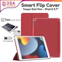 ราคา IPad Gen 2 / Case iPad 2 9.7 นิ้ว / ฝาครอบ iPad 2 Smart Cover Flip Case Standing Casing AutoLock Smartcase (23156581601)