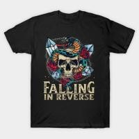 ราคา เสื้อยืด Vintage Falling In Reverse T-Shirt แท้ Cotton 100% น่ารัก แขนสั้น ต้านทานรอยยับ แฟชั่น (27740611609)