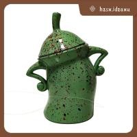 ราคา hzsxjdzaxuCanister กับ Attitude,Fun Airtight Kitchen Storage Canister,น่ารักถังเก็บอาหารพร้อมฝาปิดสุญญากาศ 20 X 17.5 X 10 ซม.สีเขียว (41878053794)