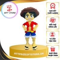 ราคา Lego Luffy โมเดลของเล่นประกอบบล็อก 3 มิติจากราชาโจรสลัด One Piece (41413487369)