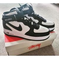 ราคา Nike x stussy Air force 1’07 Mid SP Black and Light Bone (18480758533)
