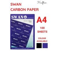 ราคา [ A4 CARBON PAPER 100S ] กระดาษคาร์บอน A4 - น้ําเงิน / ดํา / SWAN / PELICAN 205 / Kertas Karbon A4 / HAND CARBON 500H (18586251741)