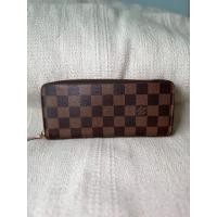 ราคา กระเป๋าสตางค์ Louis Vuitton รุ่น Portefeuille Clémence ลาย Damier Ebene (ตารางน้ำตาลเข้ม) (28793178161)