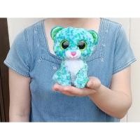 ราคา ตุ๊กตาเสือ ty ก้นถ่วง ตาโตเป็นประกายสะท้อนแสง รุ่นปี 2014 ty Leona the Leopard Glitter Eyes ไซด์ S ขนาด 6 นิ้ว ป้าย ty (21645698532)