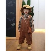 ราคา เอี๊ยมน้ำตาล เอี๊ยมเด็กสีน้ำตาล แฟชั่นย้อนยุคสวยสไตล์โคเรีย (20983250020)