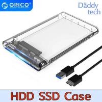 ราคา Orico HDD Case SSD Enclosure 2.5inch ฮาร์ดไดรฟ์ USB 3.0 แบบใส รองรับโปรโตคอล UASP ขนาด 2.5 นิ้ว (2139U (24919826463)