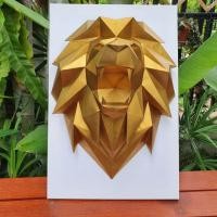 ราคา Lion Papercraft โมเดลกระดาษหัวสิงโต ติดผนัง ตกแต่งบ้าน ตกแต่งร้าน (3240957859)