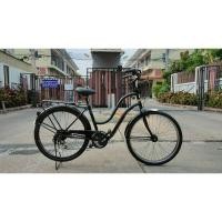 ราคา จักรยานทัวร์ริ่งมือสองญี่ปุ่น 6 speeds วงล้อ 26 นิ้ว เฟรมเหล็ก สภาพ สวย (29825818707)