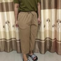 ราคา กางเกงผ้าฝ้ายลินินแท้5ส่วนสาวอวบ(เนื้อผ้าดี) 250 จริงไรจริง (1715744325)