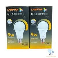 ราคา แลมป์ตัน หลอดไฟ Lamptan LED Bulb DIMMER TUNE 9W. หรี่ไฟได้ ขั้ว E27 (41223345619)
