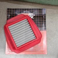 ราคา (สีแดง) K&N YAMAHA Y15 Y16 RACING AIR FILTER สแตนเลส Y15ZR Y16ZR YSUKU KOTAK ANGIN SPAN KNN USA (29281128697)