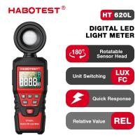 ราคา HABOTEST HT620 เครื่องวัดแสงดิจิตอล 100000 Lux เครื่องวัดความเข้มแสงดิจิทัล LED ความแม่นยําสูง (17490685418)