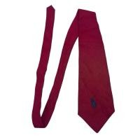 ราคา เนคไทวินเทจสีแดงแบรนด์ Polo ralph lauren (41019635486)