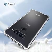 ราคา Ultra Thin Clear TPU เคสซิลิโคนสําหรับ LG V50 V40 V30 G8 V35 ThinQ V20 โทรศัพท์ปกหลังสําหรับ LG G7 Q9 Q6 G6 (44408875848)