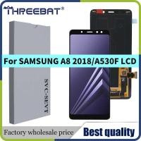 ราคา SUPER AMOLED 5.6'' Display For SAMSUNG A8 2018 LCD A530F A530K A530W LCD Touch Digitizer Assembly (28357707116)
