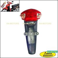 ราคา HMA ไฟท้าย + บังโคลน สำหรับ เวฟ100s ใหม่ (2005) wave100ubox, เวฟ100Z ปี 2005 (ฝาครอบ+ขั้วหลอด+หลอดไฟท้าย) (10325533815)