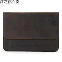 ราคา แบบพกพา Travel Stick Pack Crazy Horse Cowhide ของแท้ Handmade Retro นักเรียนกล่องเก็บปากกาแม่เหล็กกล่องดินสอหนัง (45502713722)