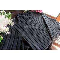 ราคา เดรสสีดำ ผ้านิ่ม กระโปรงผ่าหน้า มือ1 (18681734957)