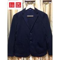 ราคา UNIQLO kids navy blue UV cut jersey jacket blazer suit size 150 สูท เบลเซอร์ สีกรมเข้ม แบรนด์ยูนิโคล่ เด็ก สูทเด็ก (18982643810)