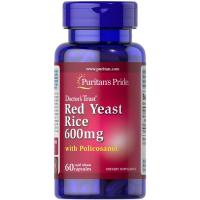 ราคา Puritan's Pride Red Yeast Rice 600 mg. & Policosanol 10 mg. (60เม็ด) โพลิโคซานอล (25800883127)