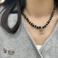 ราคา Chanel2024 สร้อยคอ สร้อยคอมุกสไตล์ใหม่คลาสสิกเต็มเพชร Double C สร้อยคอผู้หญิง (29662737398)