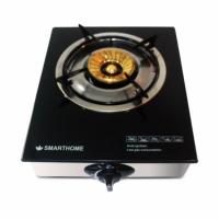 ราคา SMARTHOME เตาแก๊สหัวเดียว แบบกระจกนิรภัย SM-GA1H-01 (776033605)