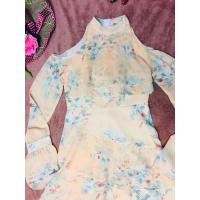 ราคา เดรส ชุดเดรสยาวเปิดไหล่ งานป้าย (4245442094)