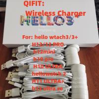 ราคา Hello Watch 3 PLUS H14 H13 ultra + สมาร์ทวอท์ชเครื่องชาร์จไร้สายสําหรับ h12 mini h12 PRO + h12 ultra se H11PRO H10 PRO (16599189439)