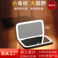 ราคา กระจกแต่งหน้าแบบพกพากระจกส่องสว่างสองด้านพร้อมไฟกระจกแต่งหน้าแบบพกพาพร้อมไฟ20251125 (51202060514)