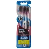 ราคา ออรัลบีแปรงสีฟันอัลตร้าธินแบล็คทีนุ่มพิเศษ แพค 3 (42009424283)