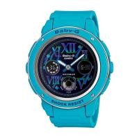 ราคา Casio Baby-G นาฬิกาข้อมือผู้หญิง สายเรซิ่น รุ่น BGA-150GR-2B - สีน้ำเงิน (445342118)
