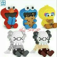ราคา ตัวต่อเลโก้ kaws,elmo,เป็ดเหลือง (7434169950)