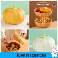 ราคา ลูมินัสเซีย ถาดขนมขนม,360องศาหมุนสดฟักทองผู้ถือขนมขบเคี้ยว,สองชั้นหลายช่องวางซ้อนกันได้ฟักทองชามขนมขบเคี้ยวยืนทุกวันใช (53402841481)