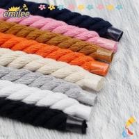 ราคา Emilee 2PCS สีทึบ Laces,รอบคุณภาพสูงหนาเชือกLaces,อินเทรนด์ 10 สี0.8cm120cmกว้างโพลีเอสเตอร์ผ้าฝ้ายทอผ้าเชือกบิดผู้หญิงผู้ชายรองเท้าผ้าใบ (28515781312)