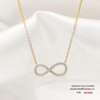 ราคา สร้อยคอพร้อมจี้เงินแท้ 92.5% สามกษัตริย์ (จี้อินฟินิตี้เพชรสวิส CZ) SV0008 (3467210233)