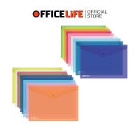 ราคา ELEPHANT (ตราช้าง) แฟ้มกระดุมพลาสติก แฟ้มซอง รุ่น 421 / 425 ขนาด A4 / F4 ( 1 แฟ้ม ) (48953572186)