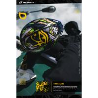 ราคา หมวกกันน็อค BILMOLA รุ่น DEFENDER Treasure Green ปี 2021 รุ่นใหม่ล่าสุด มีแว่นกันแดด ติดบลูทูธได้ (13720673740)