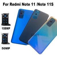 ราคา ใหม ่ สําหรับ Xiaomi Redmi หมายเหตุ 11 11S กลับแบตเตอรี ่ ด ้ านหลังพลาสติกประตูกล ้ องเลนส ์ สมาร ์ ทโฟนอะไหล ่ 4G (28853064407)