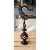 ราคา หัวกรงนกไม้ขาวดำฝังกระดูก+ตะขอไม้ขาวดำแกะลายแต่งกระดูก (47954461883)