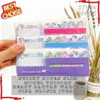 ราคา STICKY NOTES SLIM POST IT STICKER น่ารัก UNICORN HORSE PONY SHAPE LIMITER (25440002525)