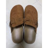 ราคา รองเท้าสวมลำลอง หนังกำมะหยี่สีน้ำตาล (28093568986)