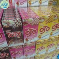 ราคา โอโจ้เวเฟอร์ชนิดแท่งสอดไส้ครีม รสช็อกโกแลต, สตอเบอร์รี่,นม 17 กรัม แพ็ค 6 กล่อง (11006527550)