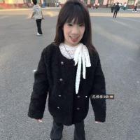 ราคา COD สไตล์เกาหลีสไตล์ขี้เกียจสีดํา Lamb ขนแกะแจ็คเก็ตผู้หญิงฤดูใบไม้ร่วงฤดูหนาวหนา Warm All-Match Fur Coat 2026 OTA (27194054271)