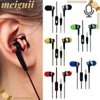 ราคา MEIGUII หูฟังชนิดใส่ในหู,เบสพร้อมไมโครโฟนหูฟัง 3.5 มม.,ชุดหูฟังสายพร้อมไมโครโฟนหูฟังแบบพกพาไนลอนสานหูฟังไฮไฟโทรศัพท์มือถือคอมพิวเตอร์ MP3 (56504455784)