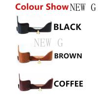 ราคา ➧ 【New - G】R PU หนังกระเป๋ากล้อง Half Body Case สำหรับ Canon EOS R5 R6 R7 (23490095235)