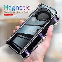 ราคา 360° กันกระแทกสองด้านปลอกใสสําหรับ Honor X9B X9C 5G 2024 เคสโทรศัพท์โลหะแม่เหล็กสําหรับ HonorX9B X9A HonorX9A HonorX9A HonorX9C ฝาหลัง (19886681835)