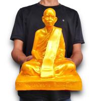 ราคา หลวงพ่อผาง สีทองล้วน ขนาด 5 นิ้ว สูง 7 นิ้ว เนื้อเรซิ่น LK09 (28976548713)