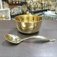 ราคา ขันตักบาตรทองเหลืองแท้ ขนาด 6นิ้ว กับ ทัพพี (22954424458)