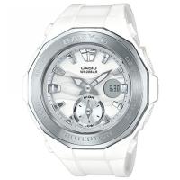 ราคา Casio Baby-G นาฬิกาข้อมือผู้หญิง สายเรซิ่นรุ่นBGA-220-7A-สีขาว (340012379)