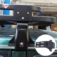 ราคา [qowine] แร็คหลังคา Fixed Rain Gutter Bracket แร็คหลังคารถ Gutter Mount Adapter สําหรับ SUV / MPV TH (45153390411)